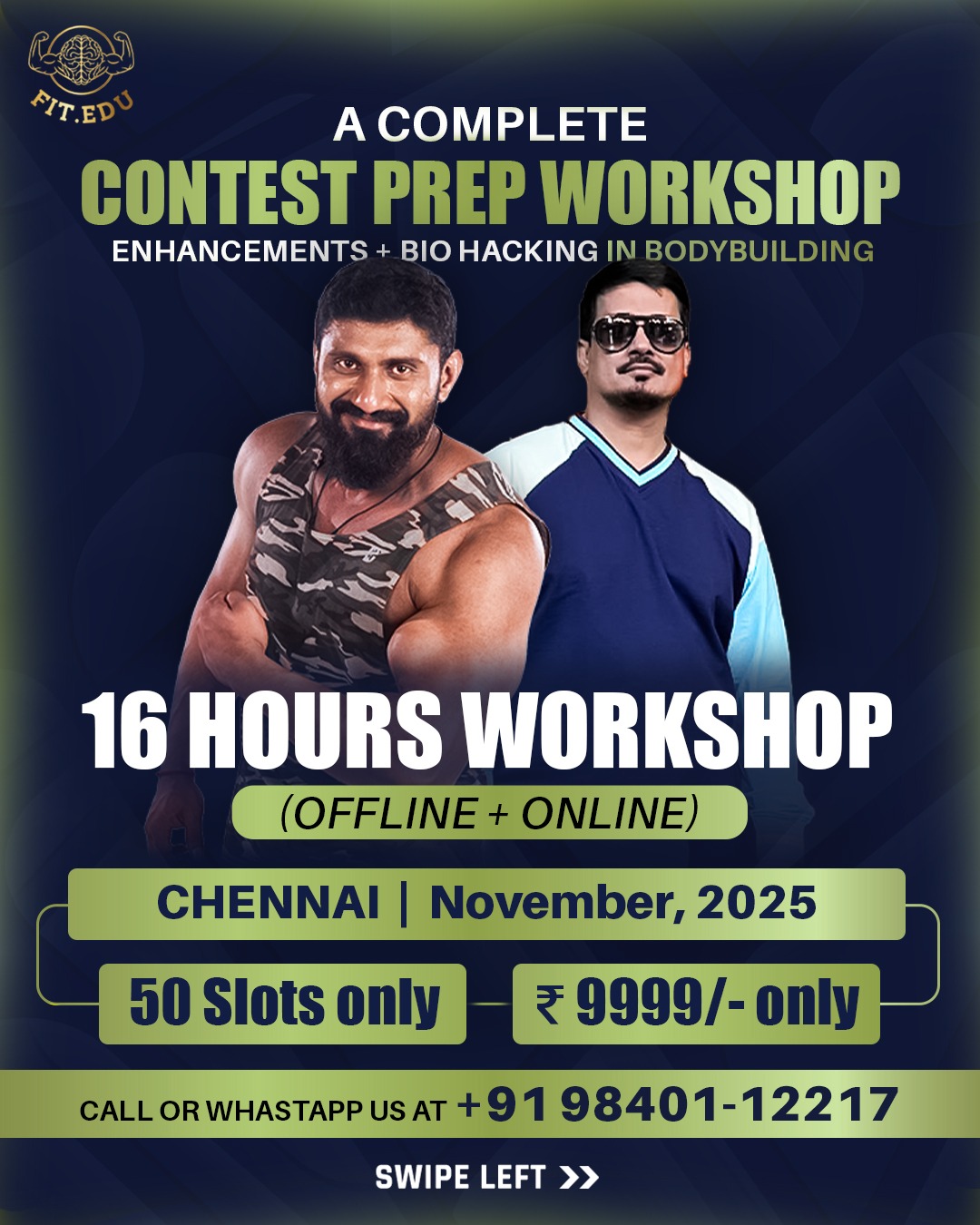 TAMIL BODYBUILDING CONTEST PREP WORKSHOP 