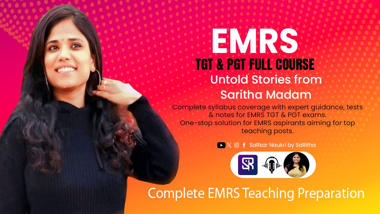 EMRS (TGT & PGT ) FULL COURSE