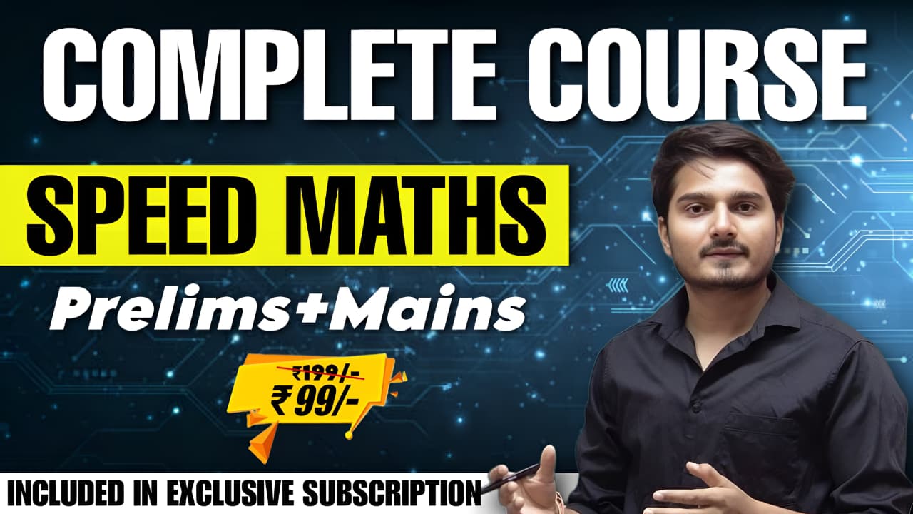 Complete Speed Maths - Basic to Advanced @ RS 99