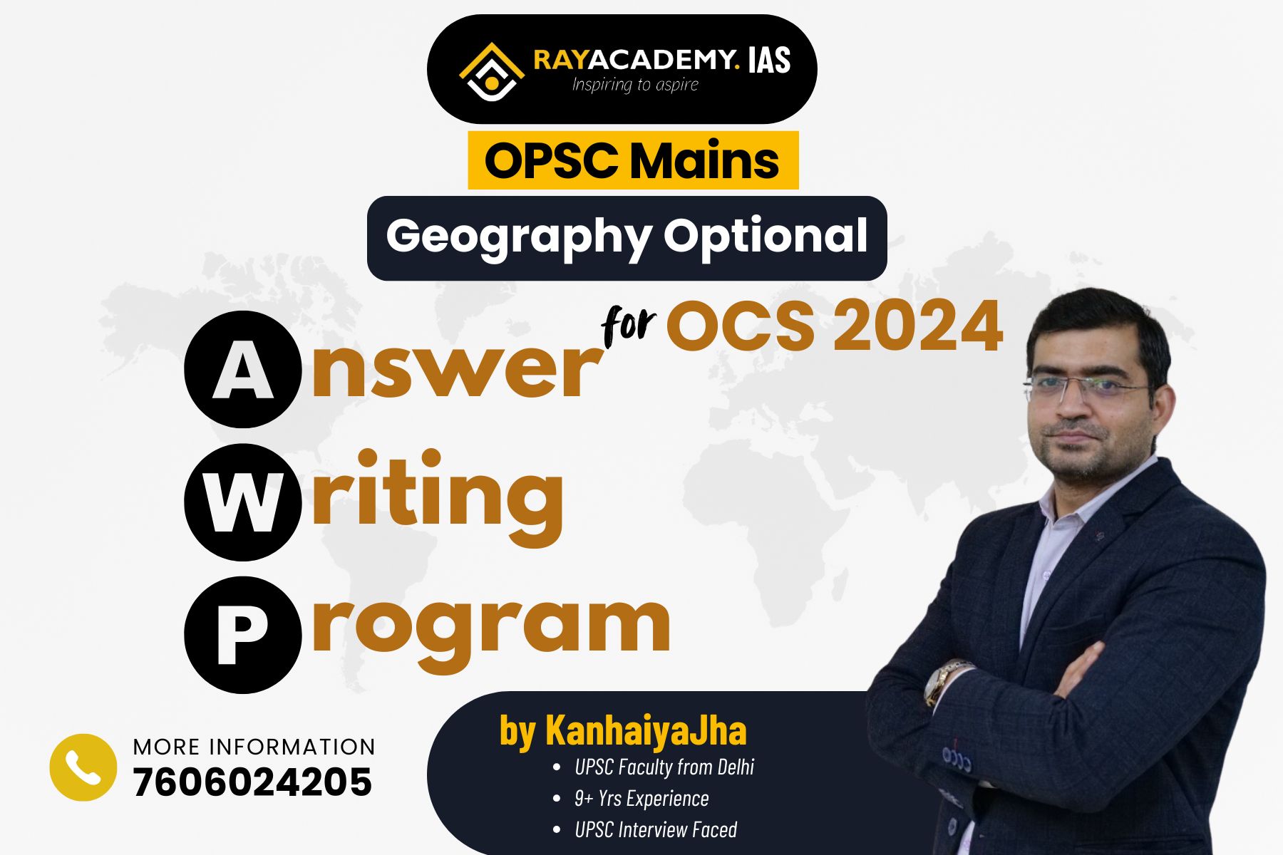 Geo Mains Answer Writing Program AWP OCS 2024