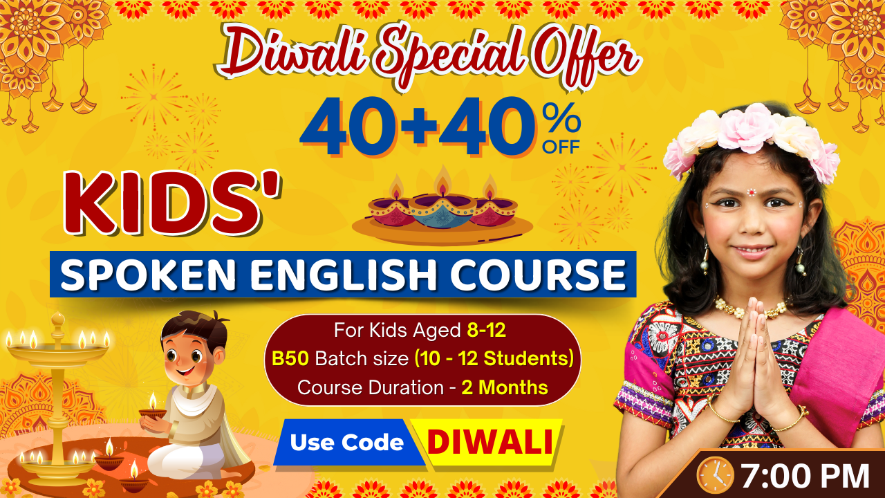 Kids English Pro ~ (B50 = 8-12)  7:00 PM