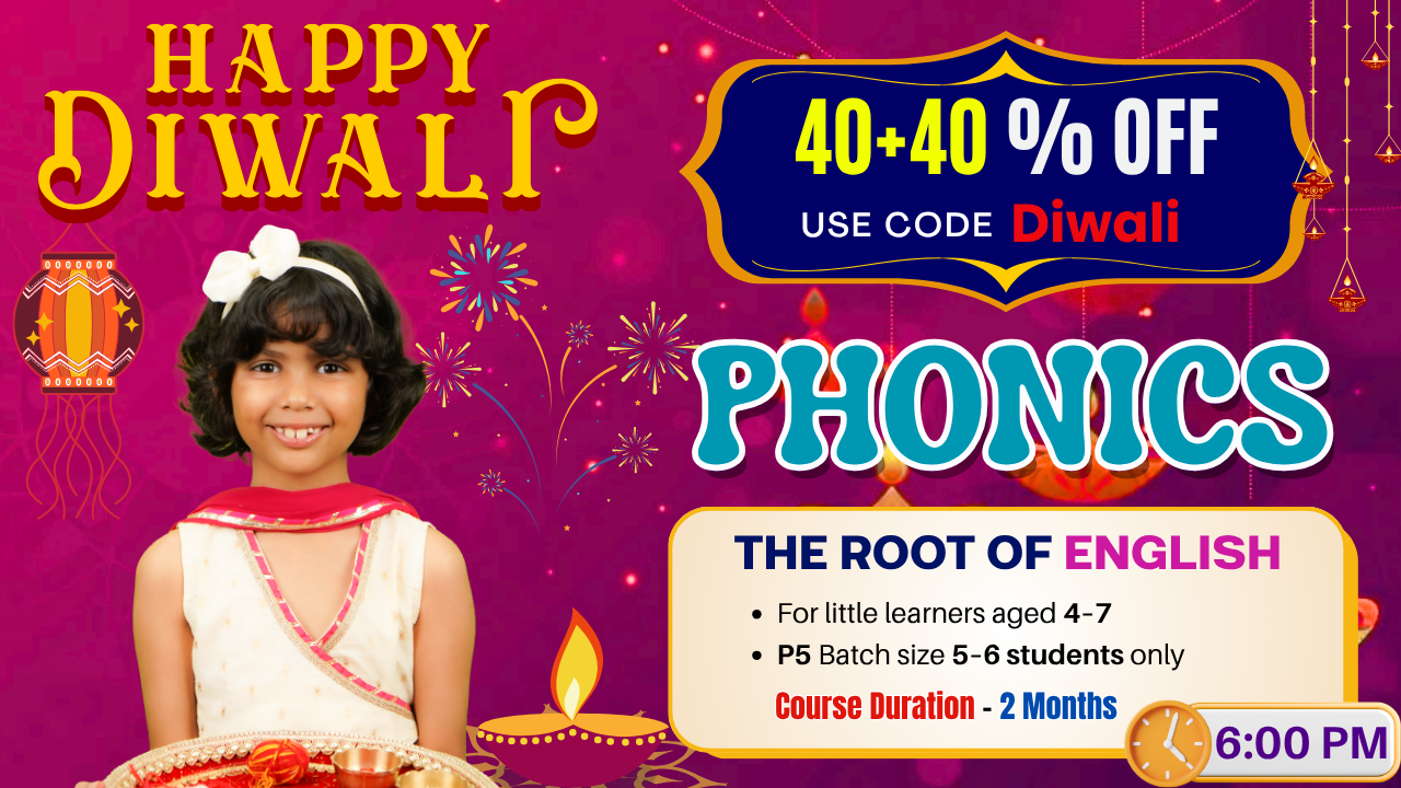  2-Month Phonetics Course on Zoom (P5 = 4-7 Year) 6:00 PM