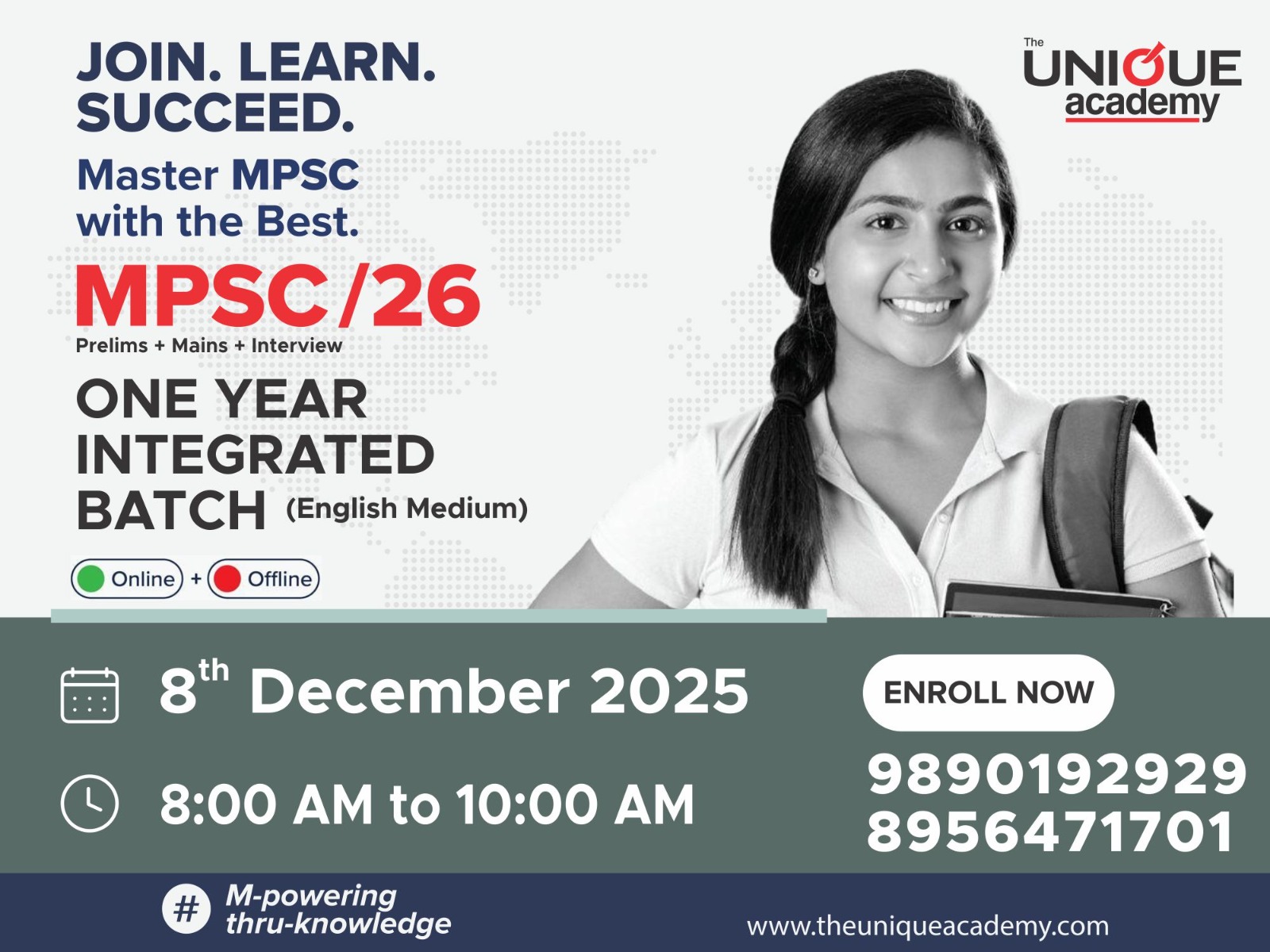 8th DEC 2025 MPSC MAINS GS CUM PRELIMS ENGLISH (ONLINE)