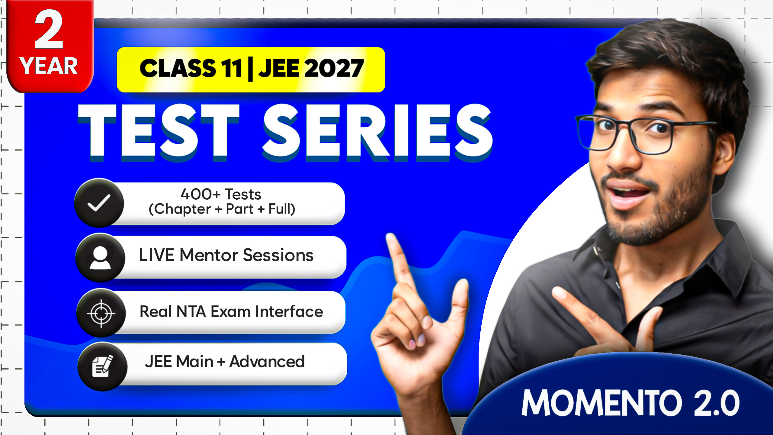 Class 11 : JEE 2027 Test Series (2 Years)