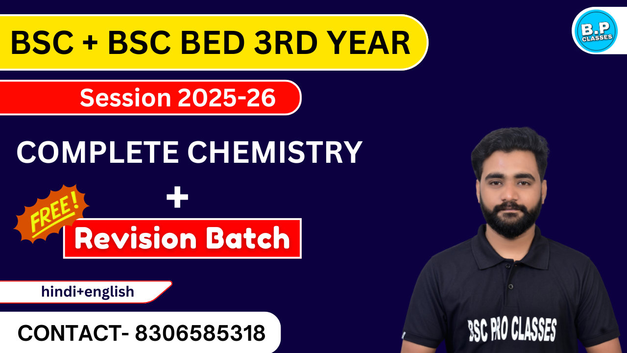 BSC+BSC 3RD YEAR CHEMISTRY COMPLETE 2025-26