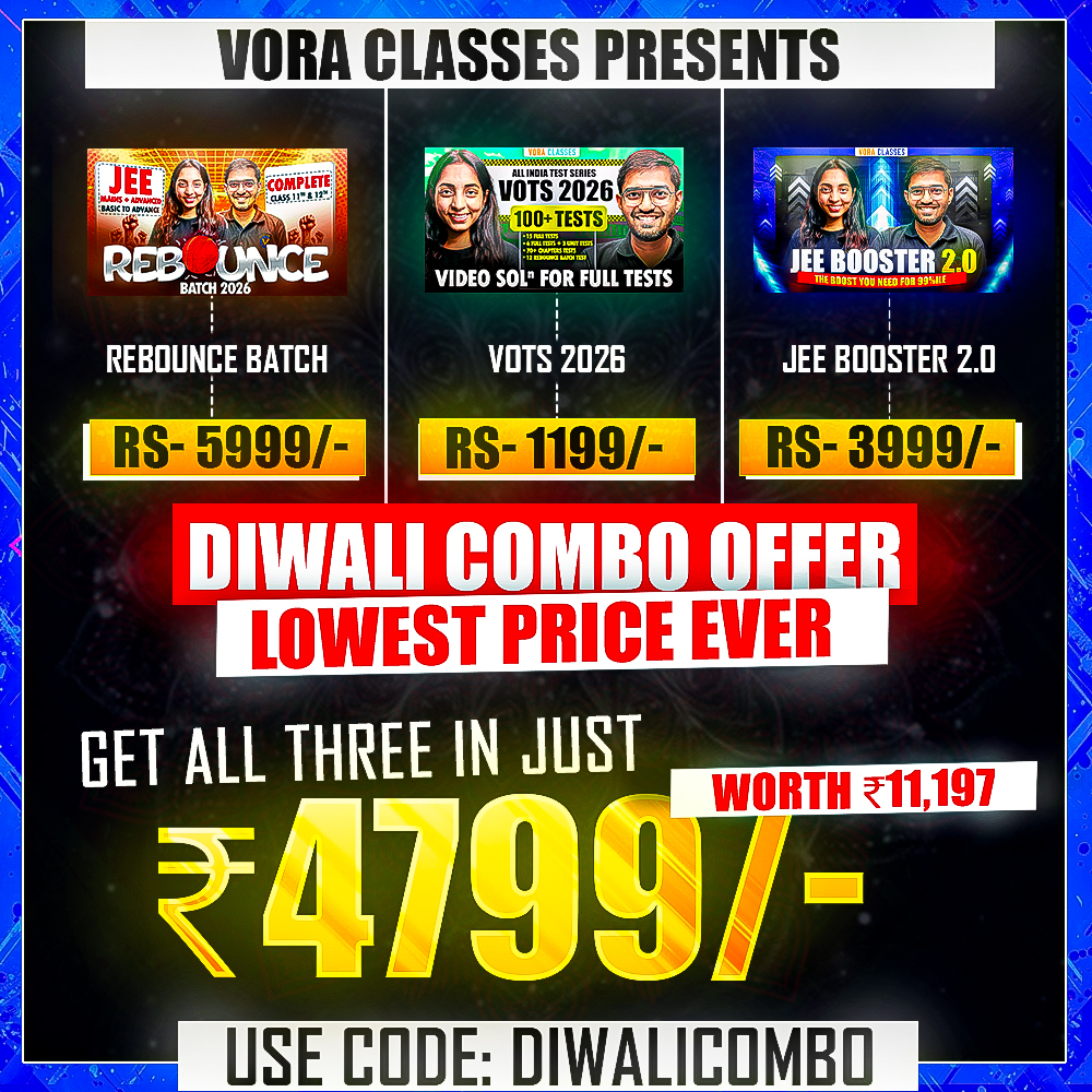Diwali Combo (Rebounce + JEE Booster + VOTS)
