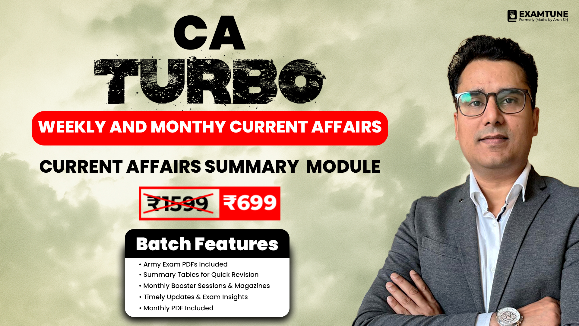 CA Turbo – Weekly & Monthly Current Affairs Summary Module By Vivek Sir
