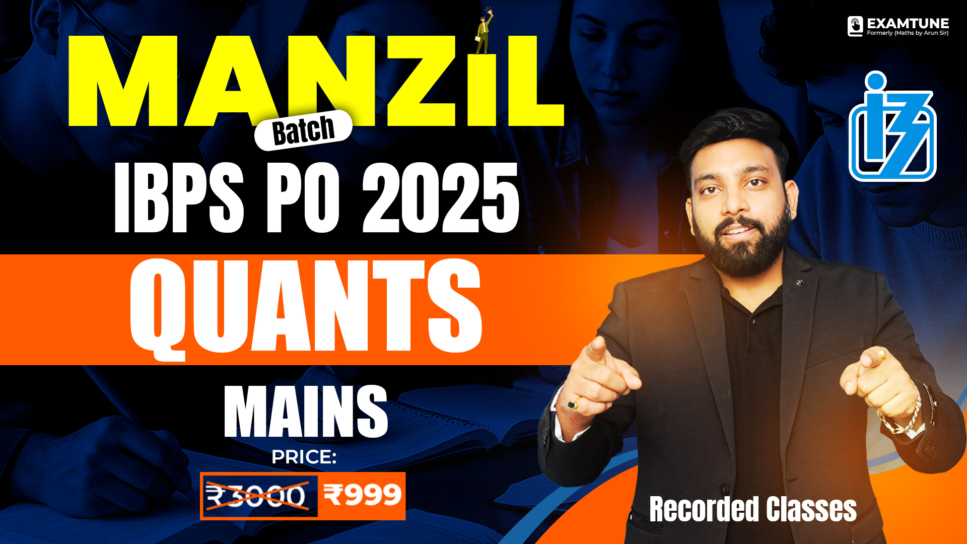 Manzil Batch | Complete Quant IBPS PO Mains Batch 2025