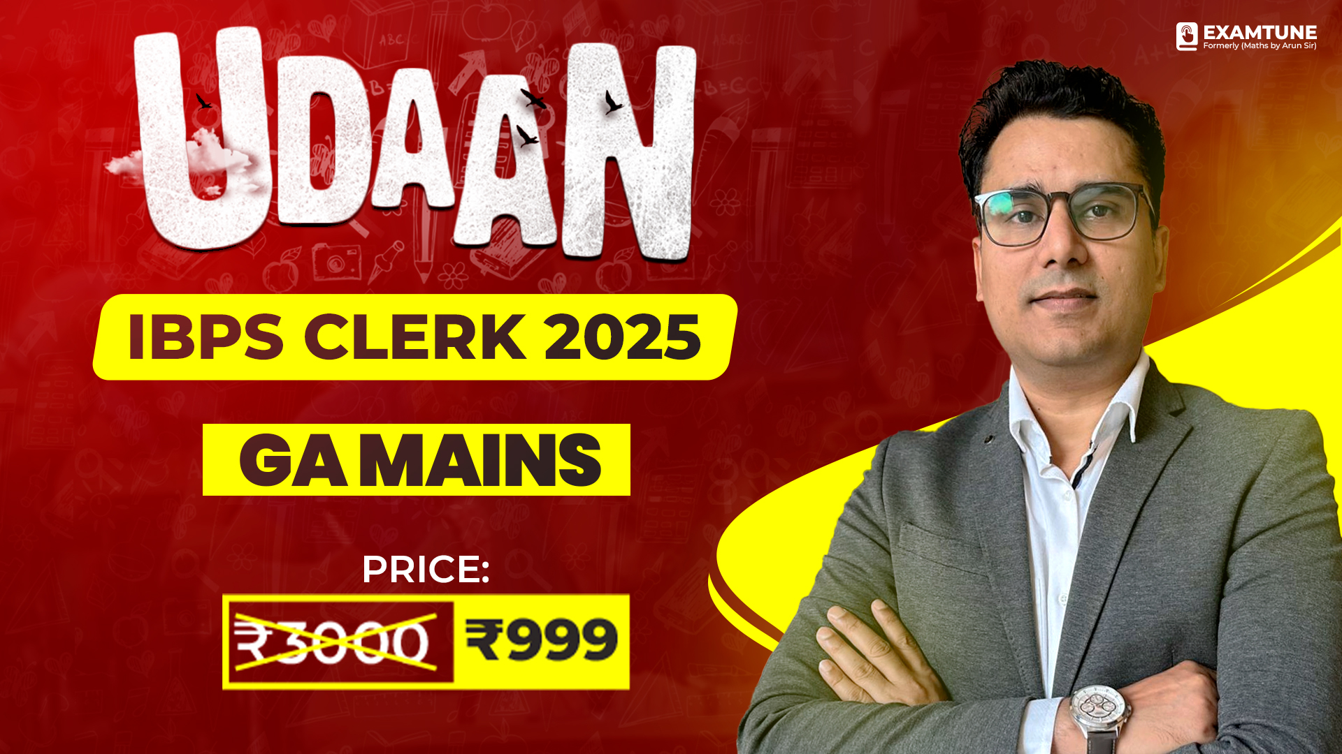 Udaan GA Batch for IBPS Clerk Mains 2025-26