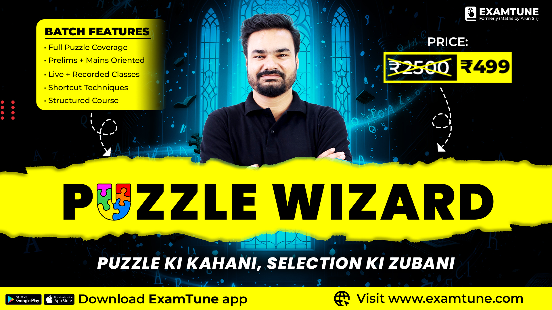 Puzzle Wizard – The Ultimate Reasoning Mastery Batch (Pre + Mains)