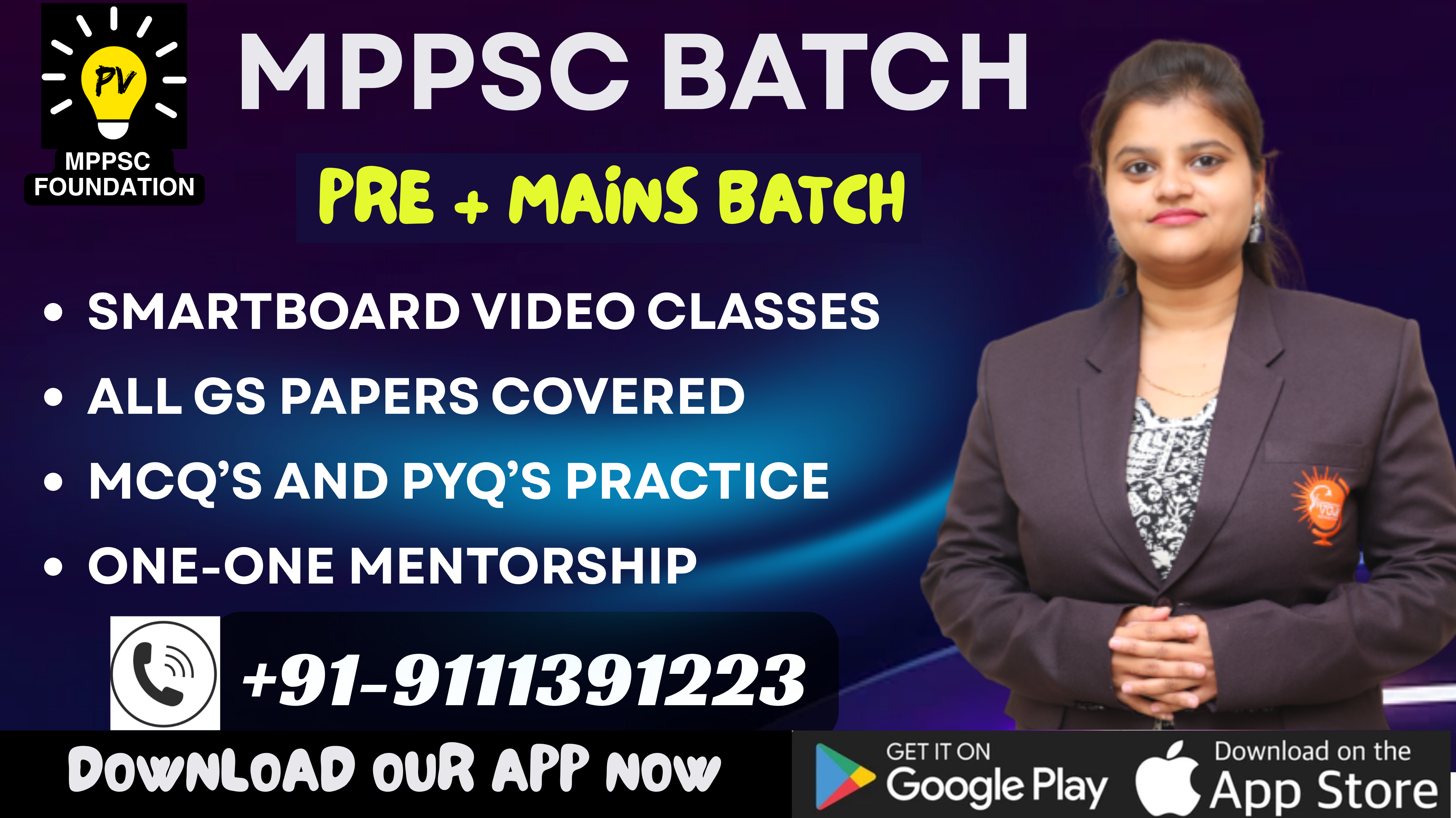 MPPSC Pre + Mains Batch
