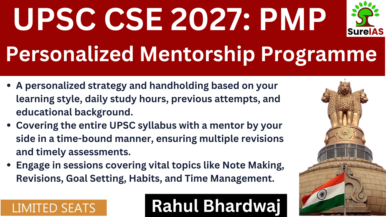 Personalized Mentorship Programme (PMP) - UPSC CSE 2027