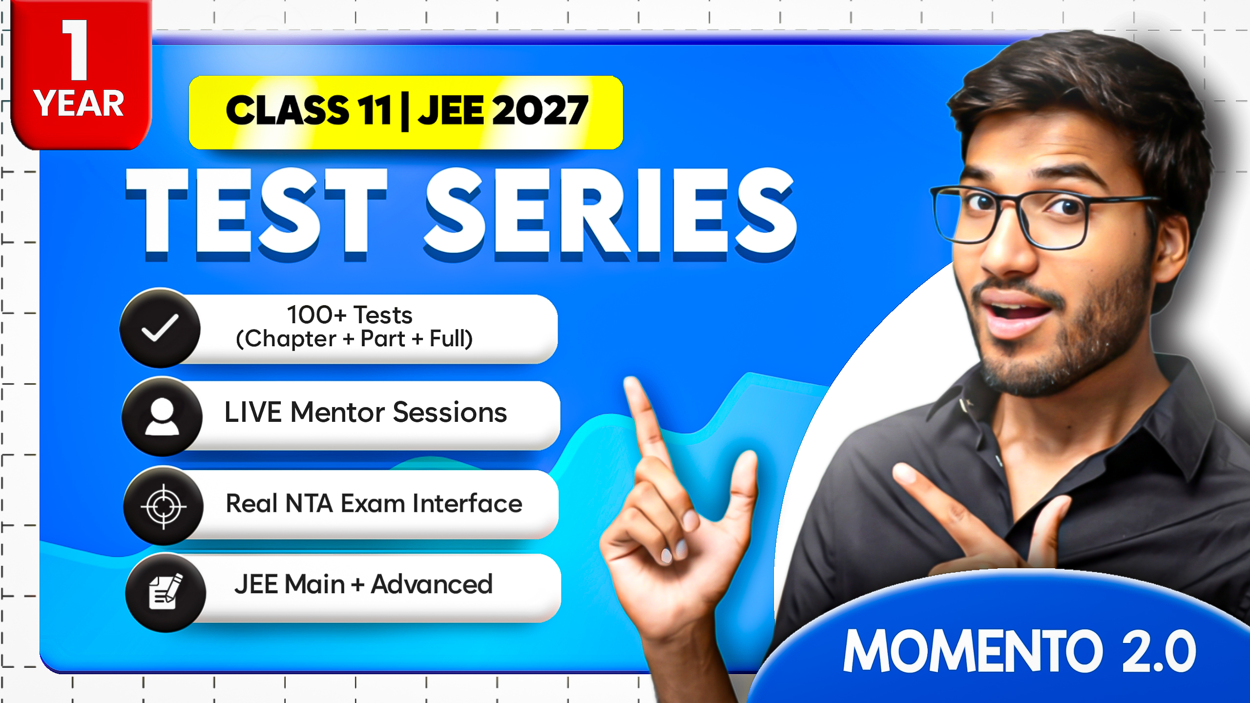 Class 11 : JEE 2027 Test Series (1 Year)