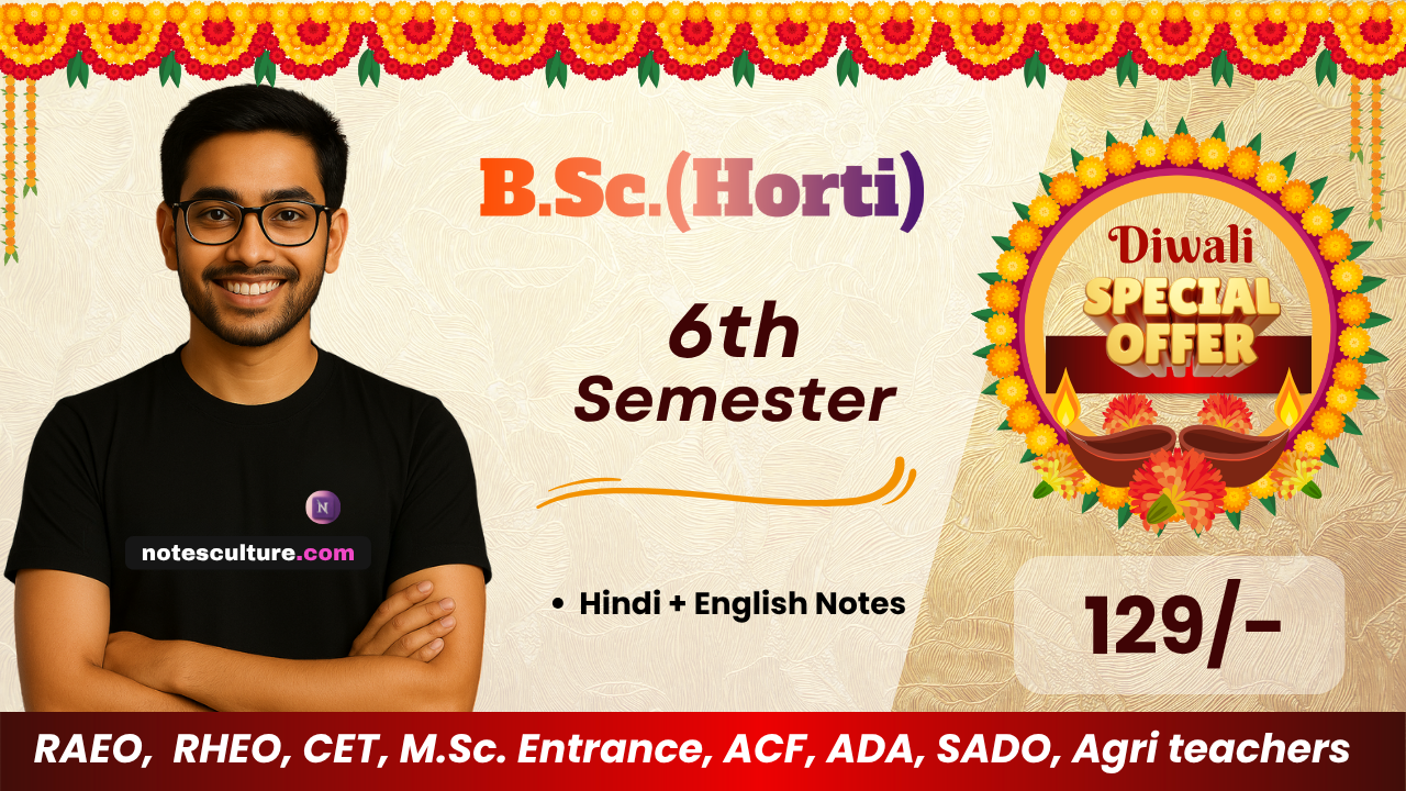 #6th Sem B.Sc. Horticulture