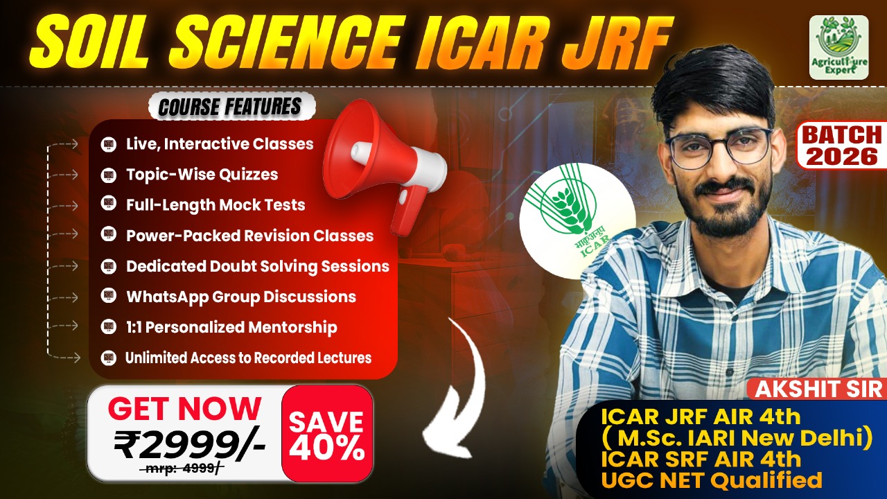 Soil Science JRF Batch 2026