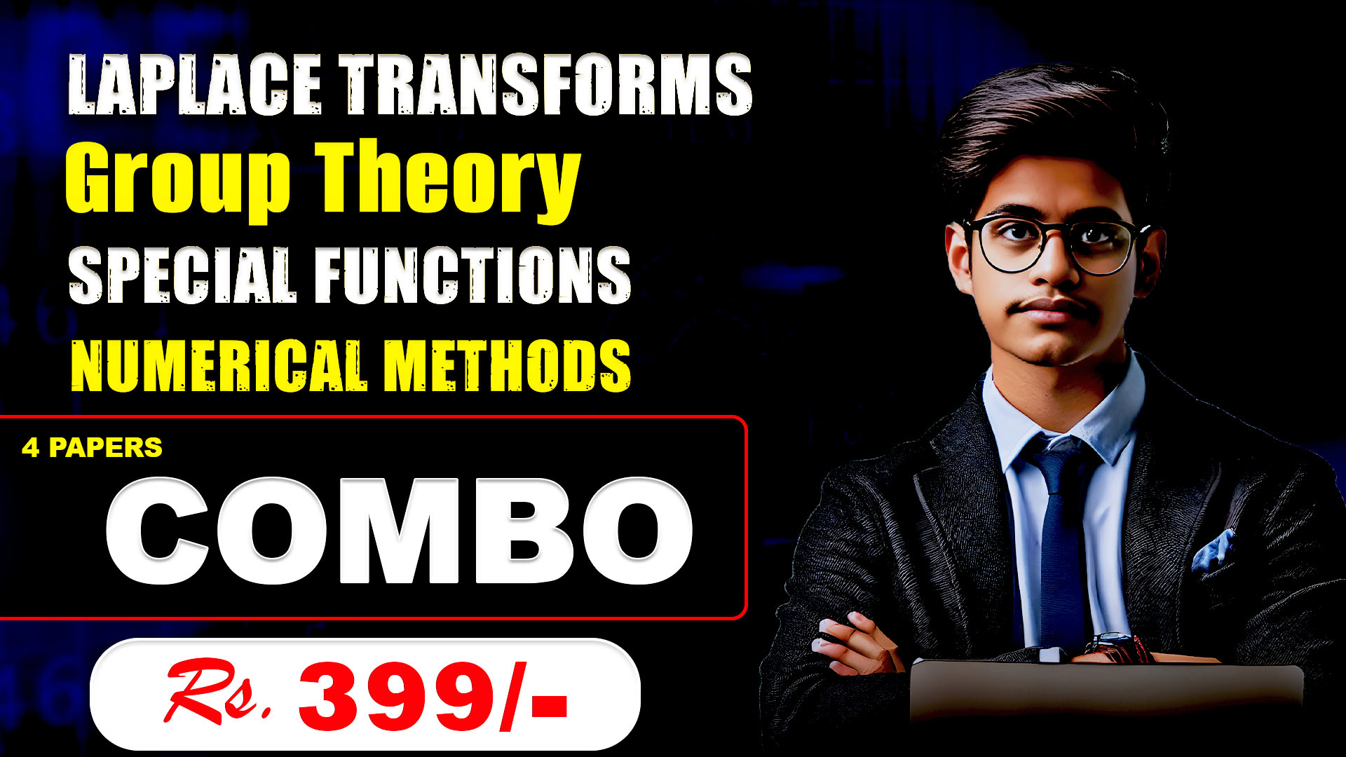 COMBO - 3rd Sem Maths  ( 4 Papers) 