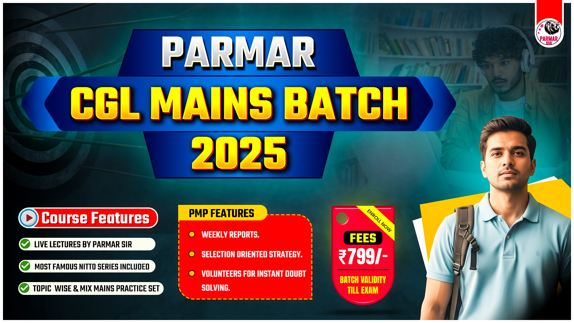 PARMAR CGL MAINS BATCH -2025