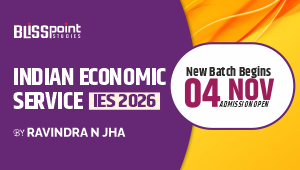 INDIAN ECONOMIC SERVICE (IES) – Batch Start from 04 Nov 2025
