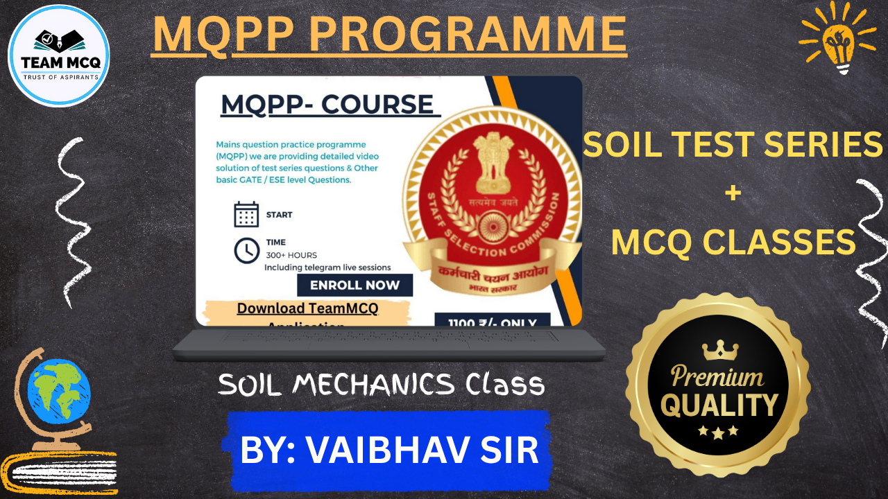 Soil Mechanics MQPP