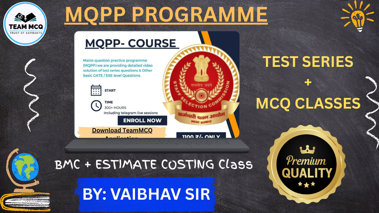 BUILDING MATERIAL+ ESTIMATE COSTING MQPP