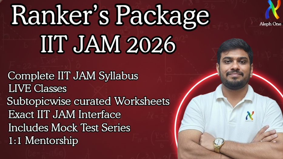 Ranker's Package for IIT JAM Mathematics 2026