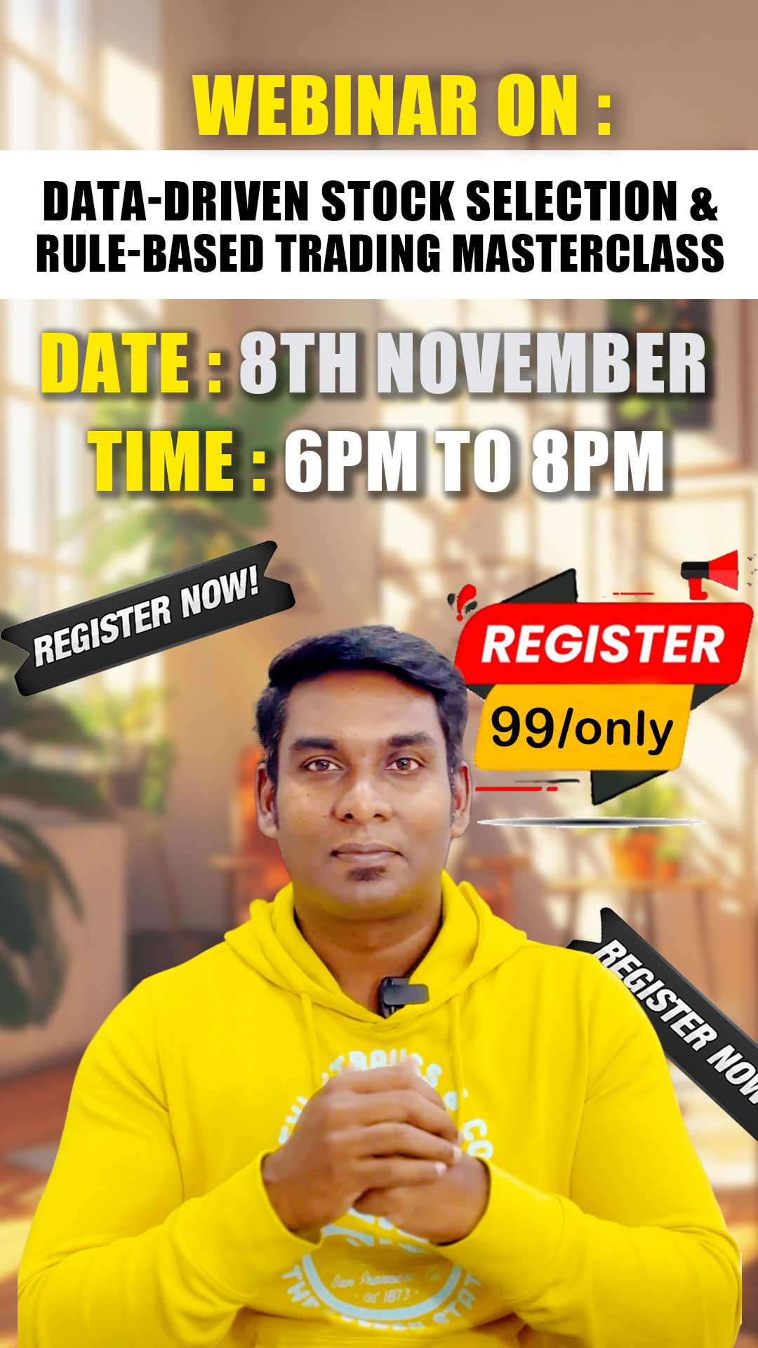 Data-Driven Stock Selection & Rule-Based Trading Masterclass