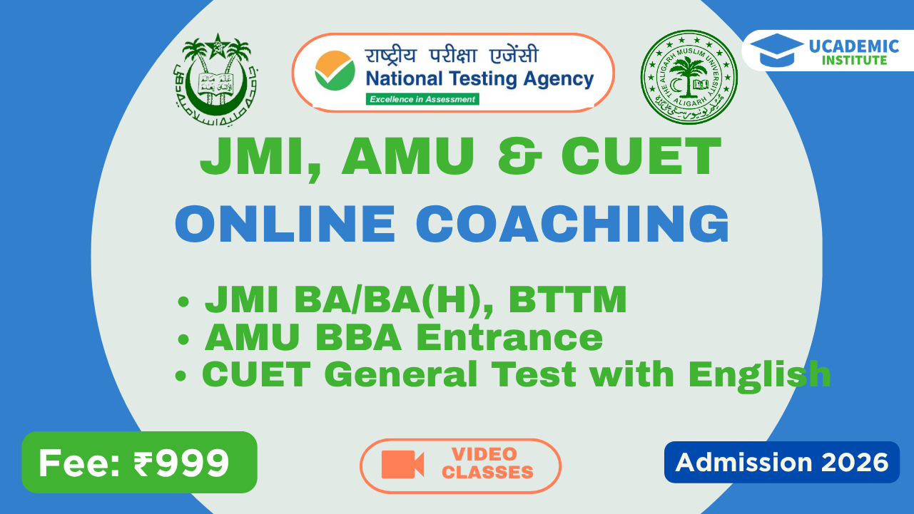 Entrance Exam Coaching for BA (H), BTTM & CUET-UG 2026
