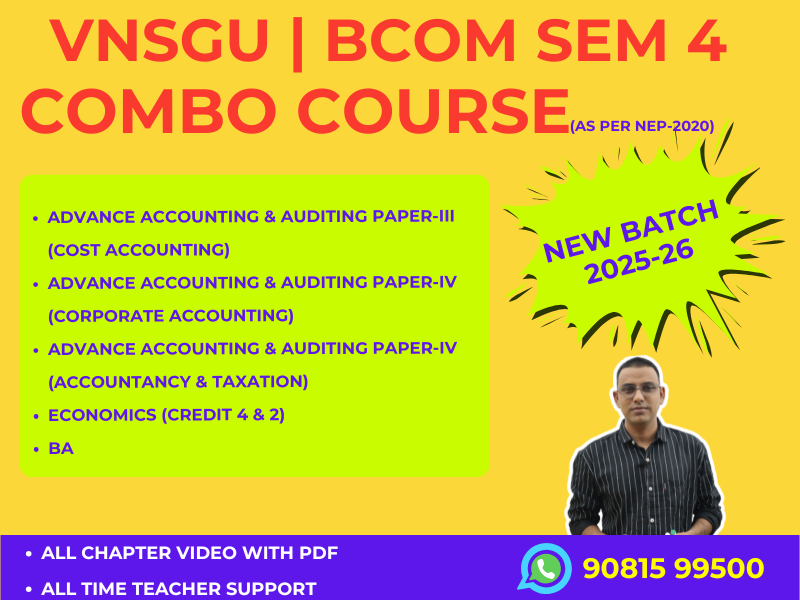 COMBO COURSE SY B.Com Sem 4 All-in-One