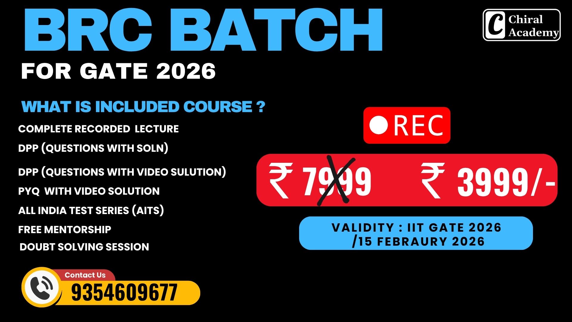 BRC Batch for GATE 2026