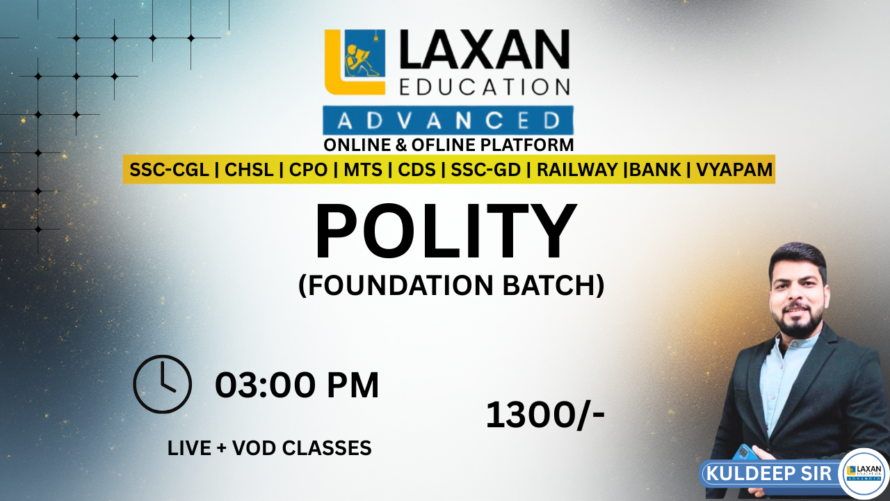 POLITY BY - KULDEEP SIR 03:00 PM