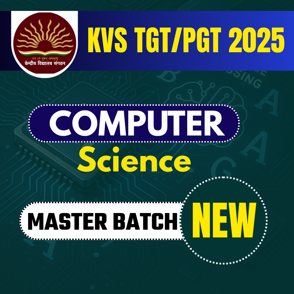 Master Batch | Master BATCH | KVS (TGT/ PGT ) Computer Science Complete | Computer Science KVS Exam Orianted Batch | Online Live Classes by Abhishek Sir Sir