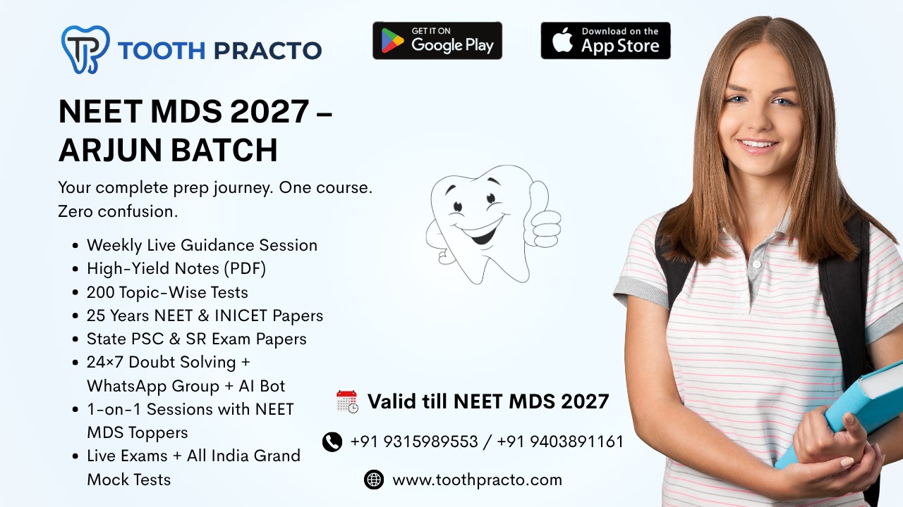 NEET MDS 2027 COURSE (ARJUN BATCH)