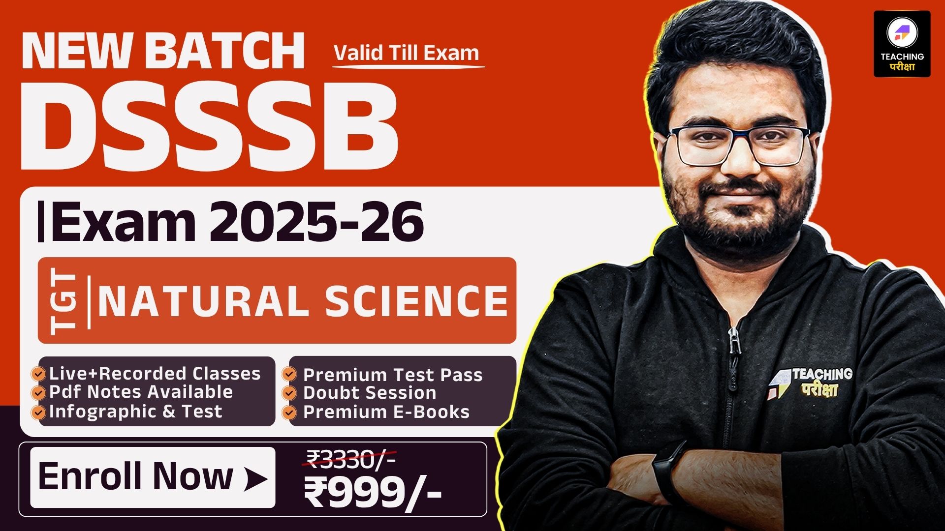 DSSSB TGT Natural Science (2025 - 2026)