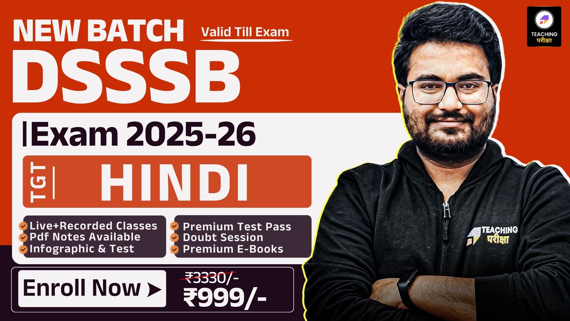DSSSB TGT (HINDI) (2025-2026)