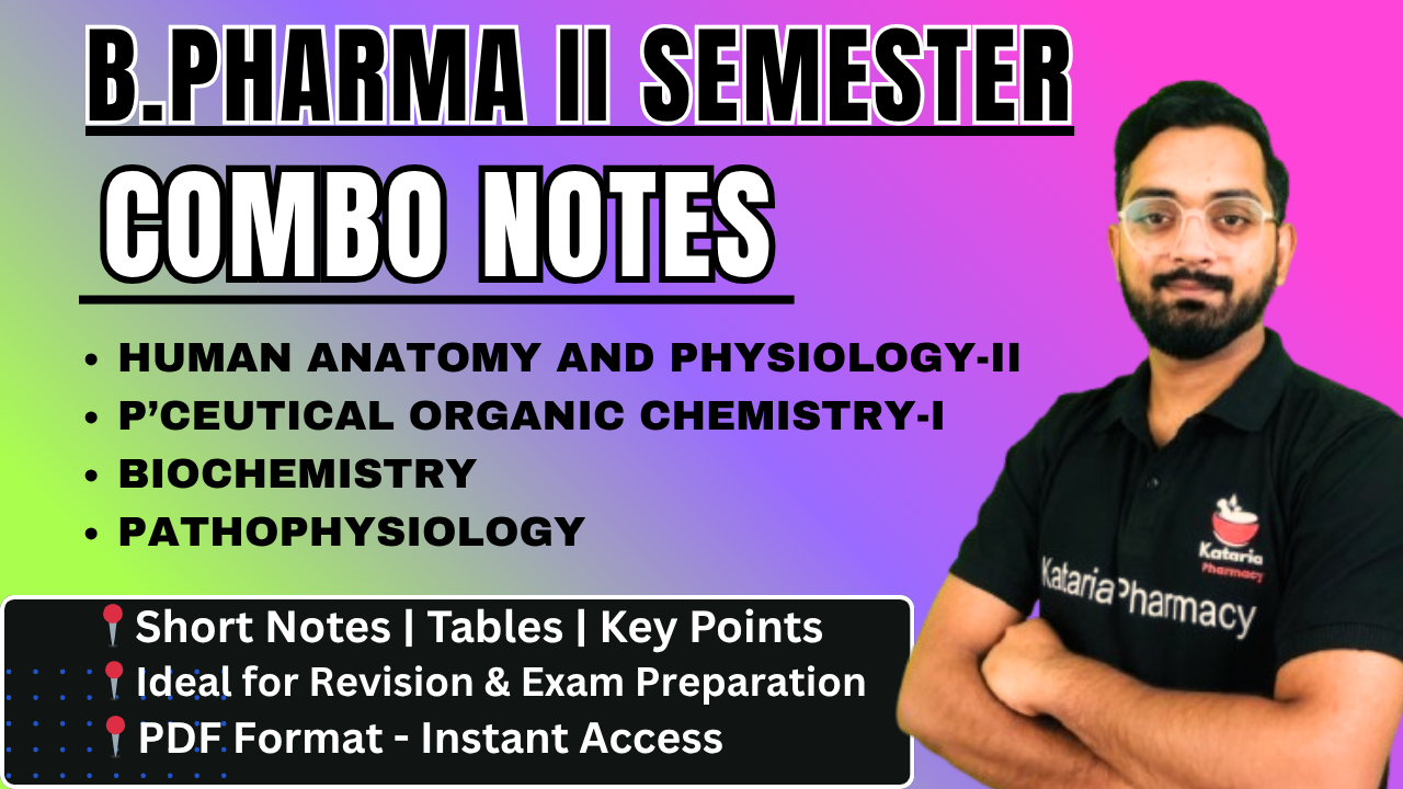 B.Pharm 2nd Semester Combo Notes