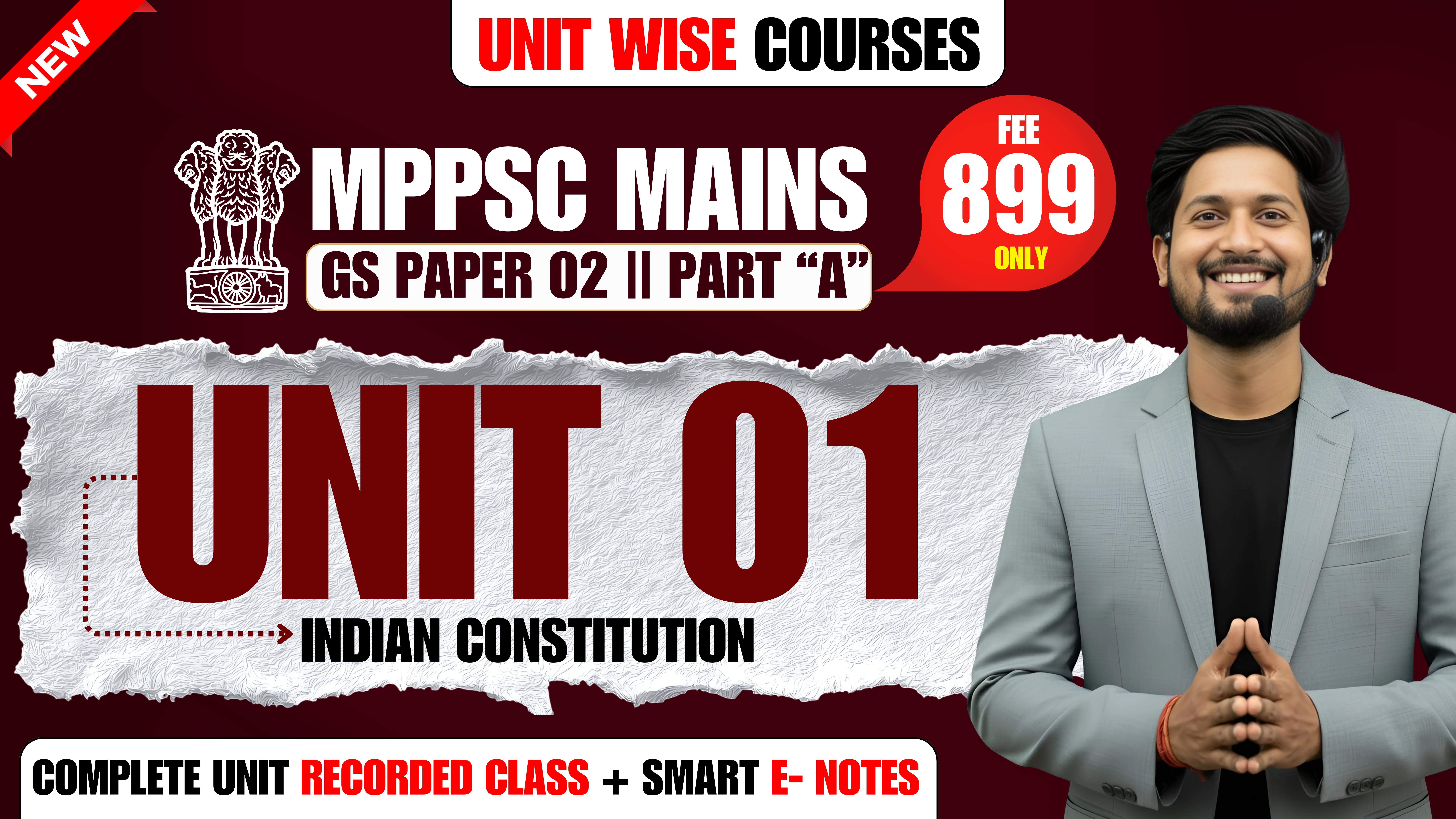 PAPER 02 PART "A" - UNIT 01 - INDIAN CONSTITUTION