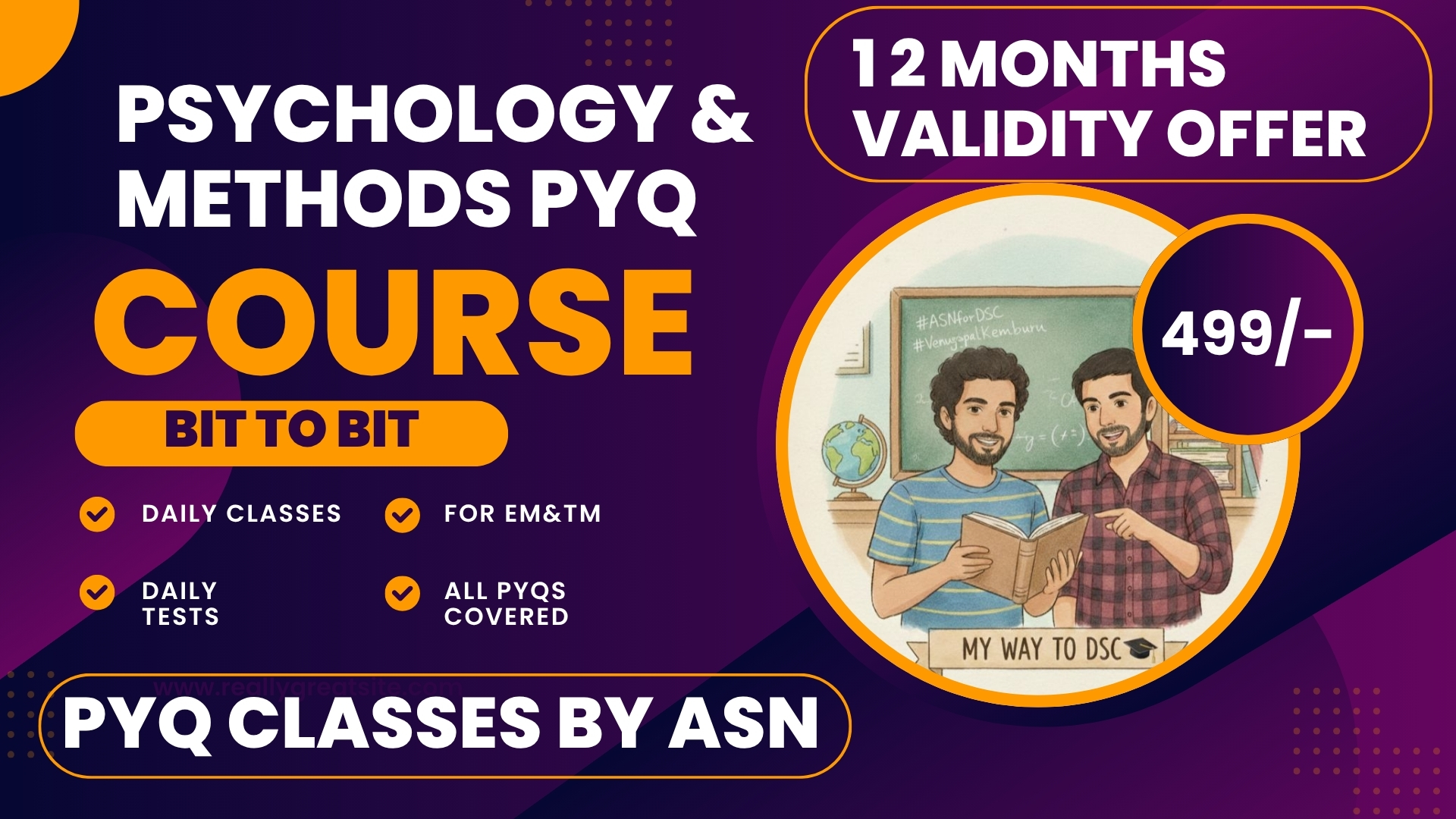 AP TET Psychology & Methods By ASN + TET All Courses Combo (1 Year Validity)