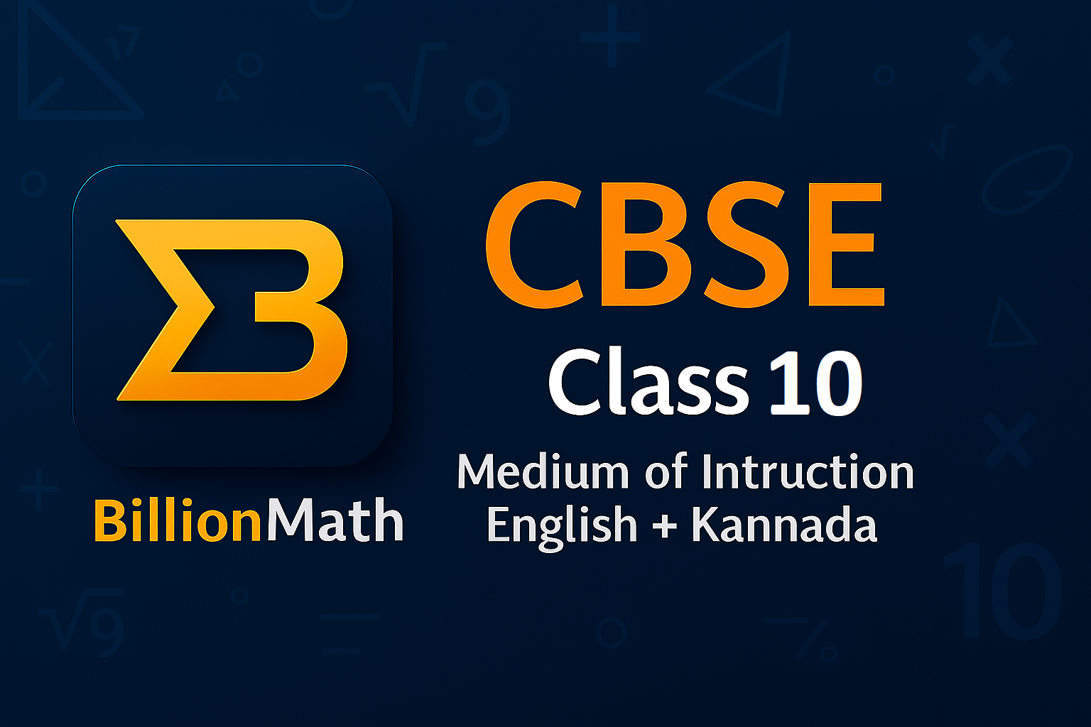 CBSE Class 10 Math (English+Kannada)