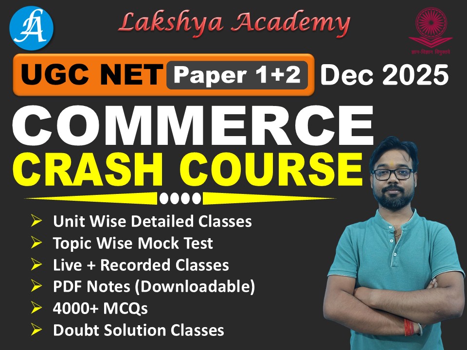 UGC NET Commerce Crash Course (Paper 1 + 2) Dec 2025 | By Vikash Sir