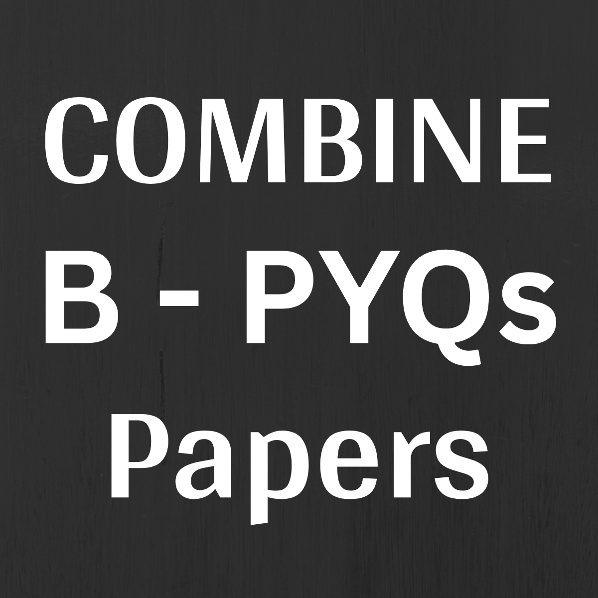 गट ब परीक्षा (Comb. B)