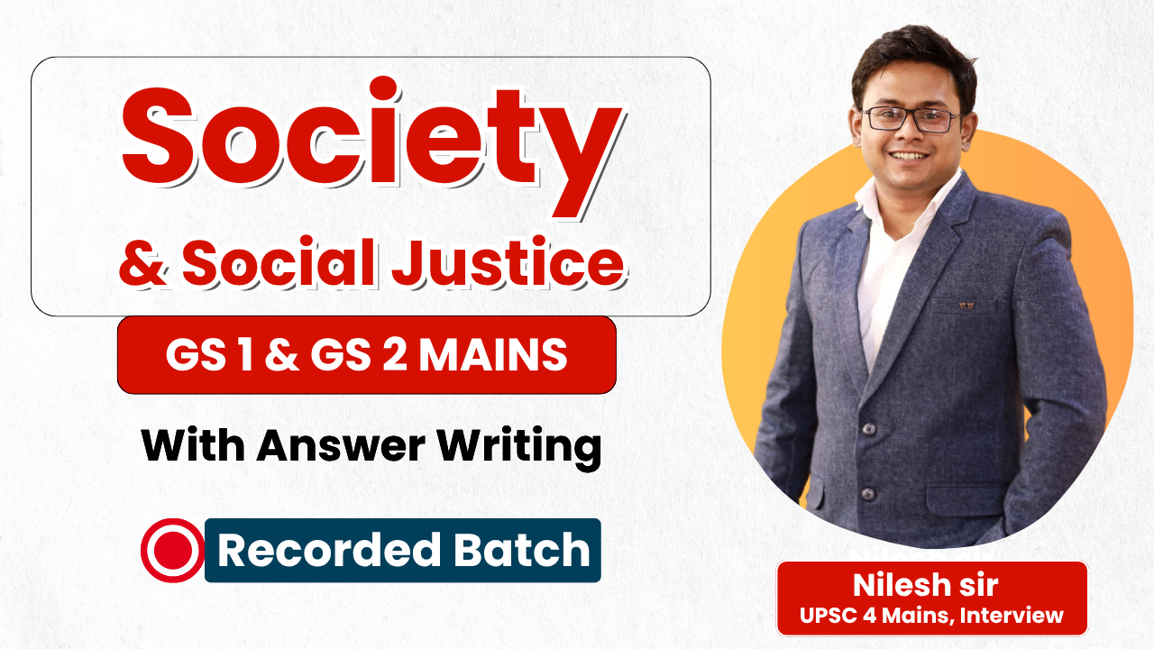 Society & Social Justice Batch