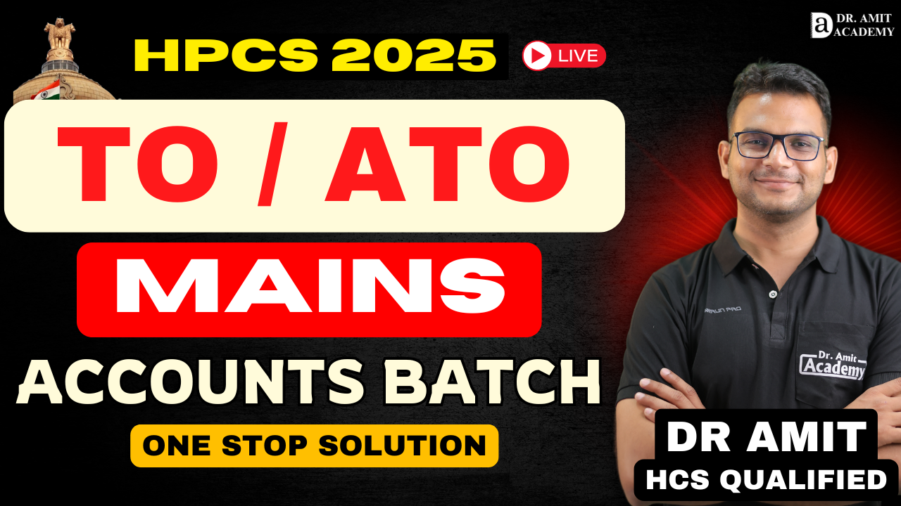 HPSC TO/ATO Mains Accounts Batch 2025