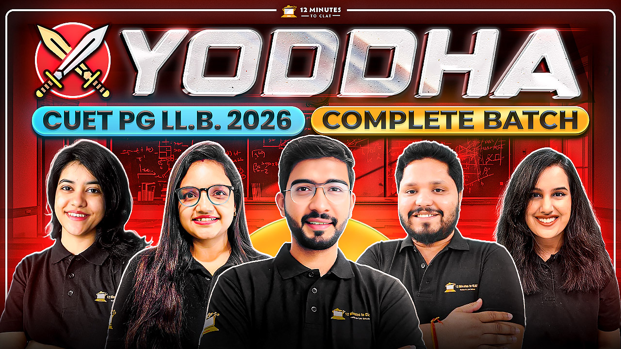 YODDHA - CUET PG LL.B. 2026 - 3-Year Law