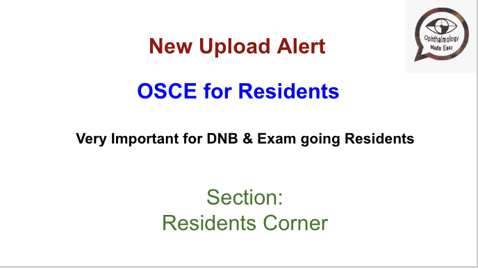 OSCE for Residents/ Fellows