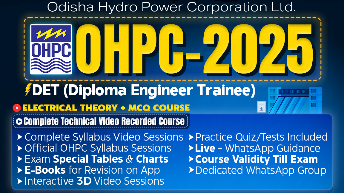 OHPC DET Complete Theory+MCQ Course