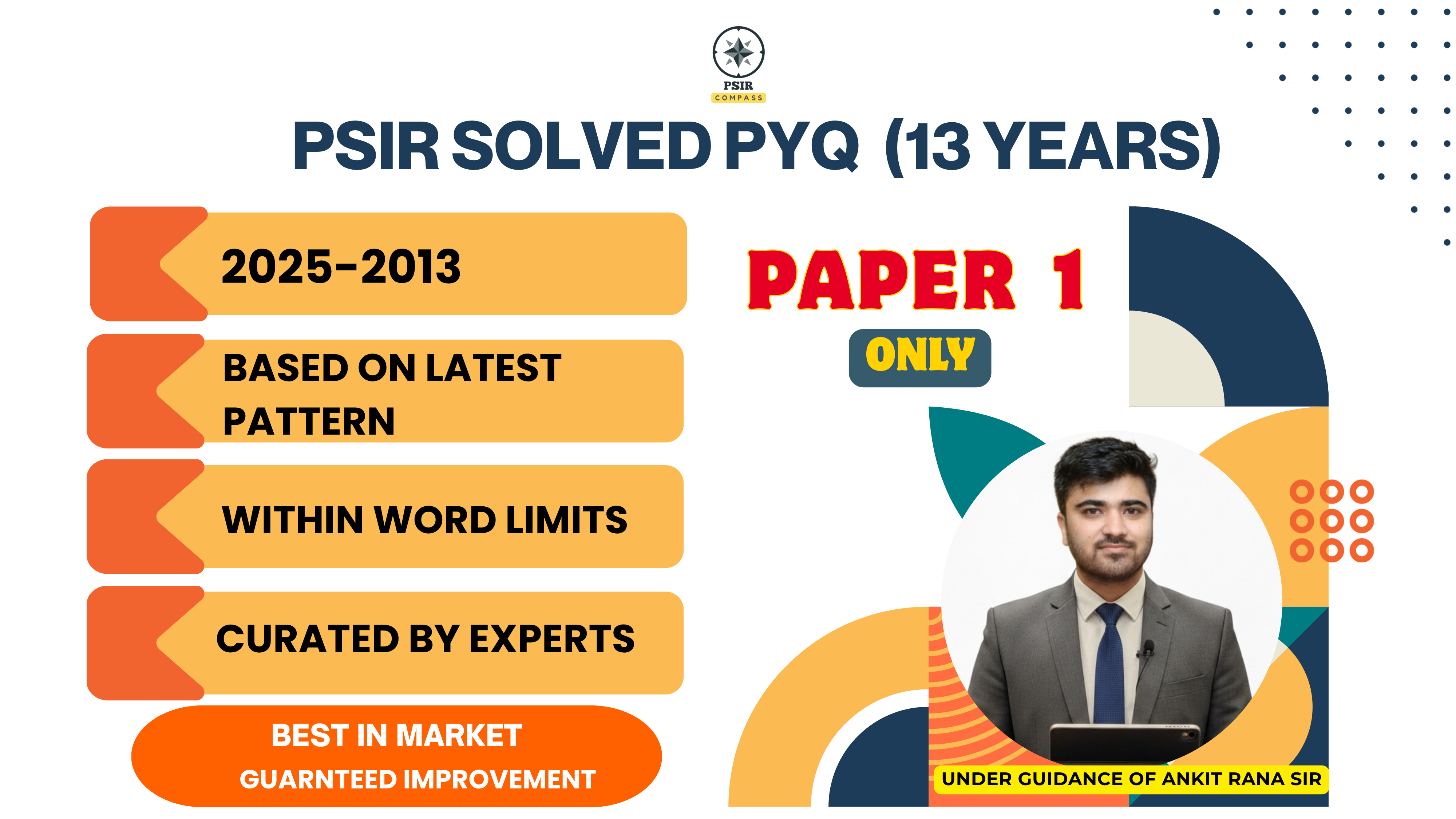 PSIR Solved PYQs 13 Years (Paper 1 only)