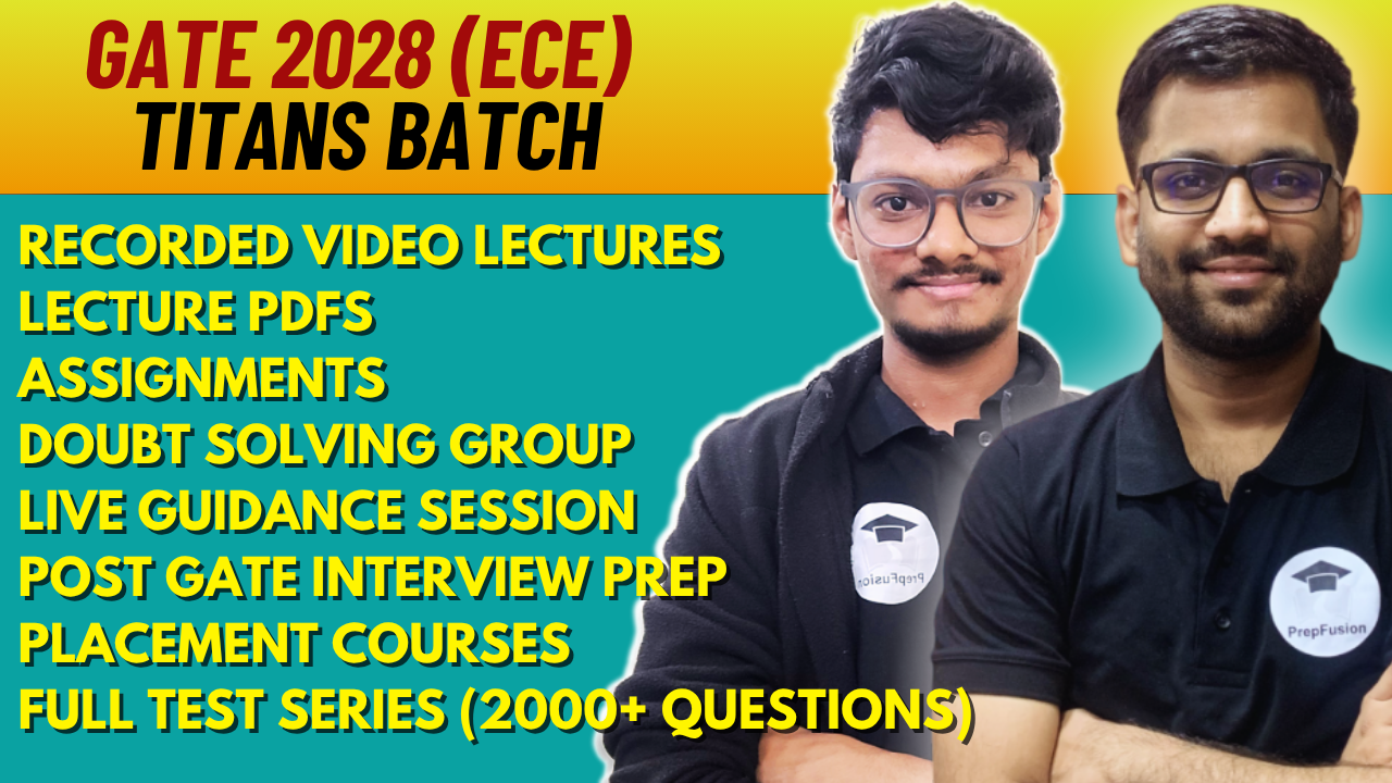 GATE 2028 FULL SUBSCRIPTION (ECE) : TITANS BATCH