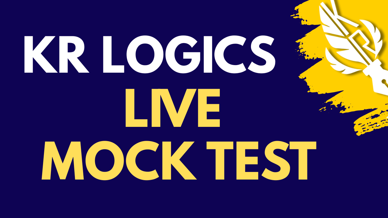 LIVE  MOCK TEST BY KR LOGICS