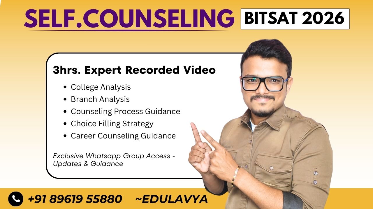 BITSAT - Self.Counseling