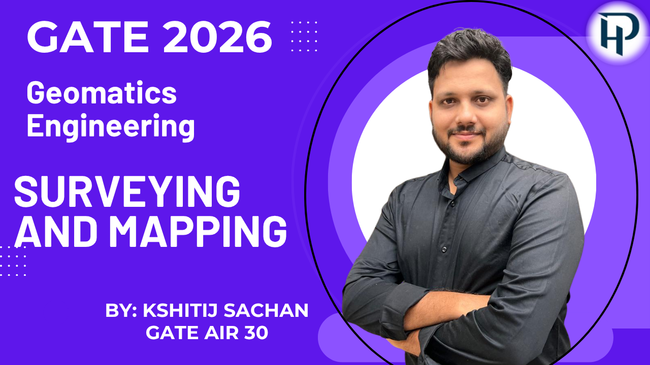 GATE 2026 Geomatics Engineering Part B1 Surveying and mapping
